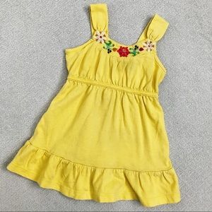 BabyGAP | Yellow Floral Sleeveless Tunic Tank Top